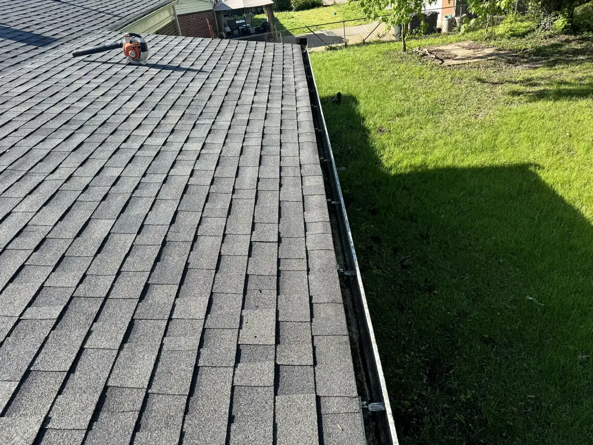 Clean gutters after Skyline gutter cleaning service